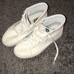 vans white high tops